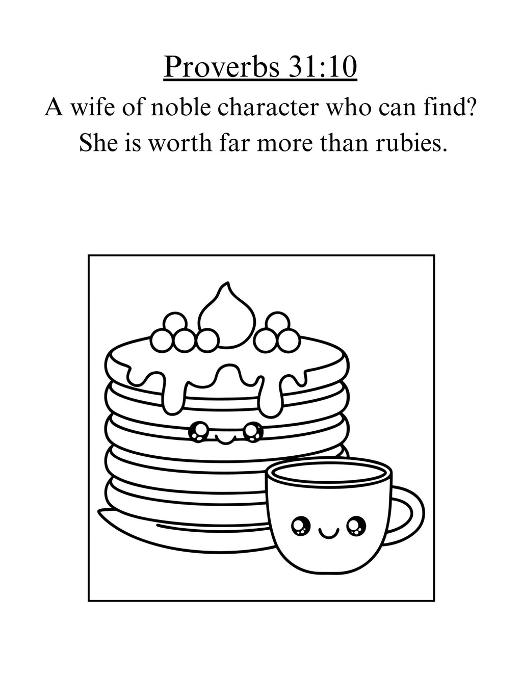 Bible Verse Coloring Book (Physical Copy)