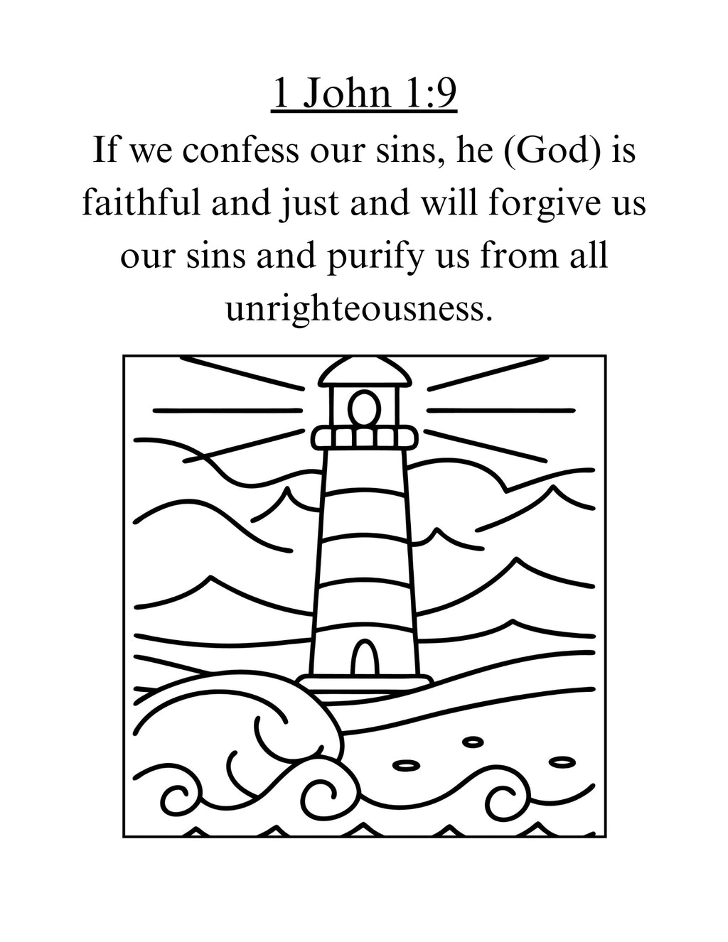 Bible Verse Coloring Book (Physical Copy)