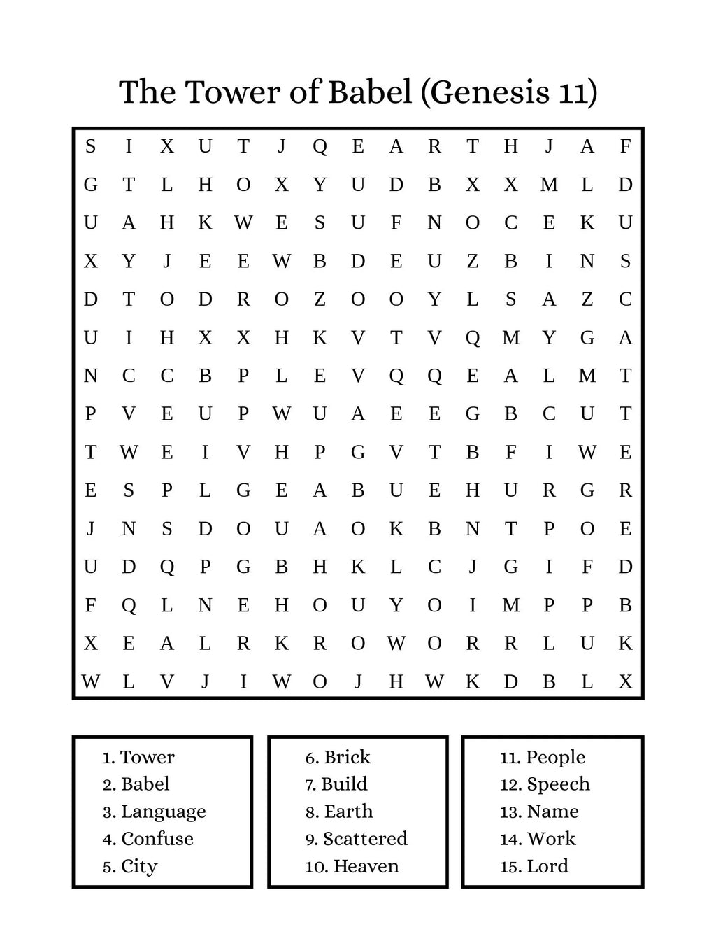 Bible Word Search #2 (Physical Copy)