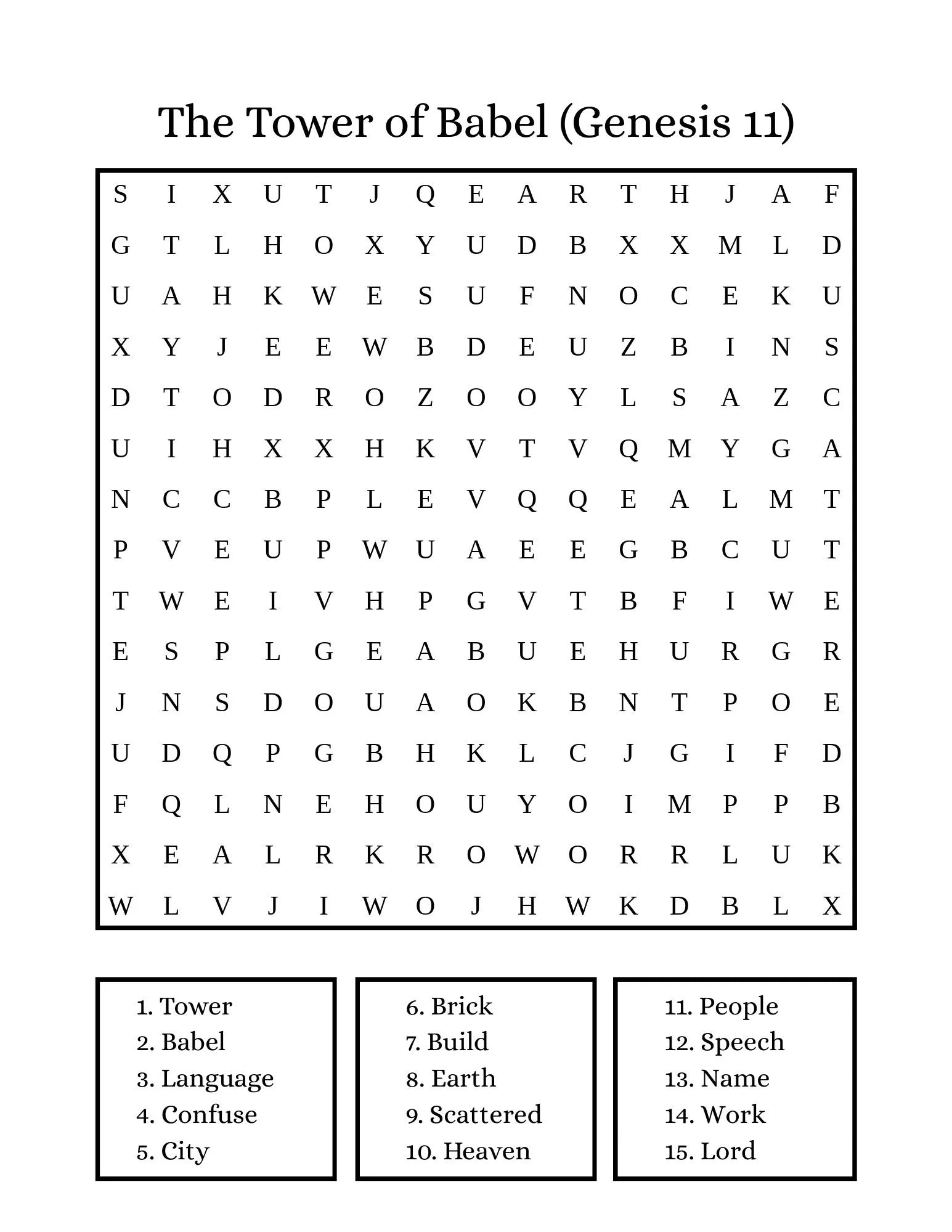 Bible Word Search #2 (Physical Copy)