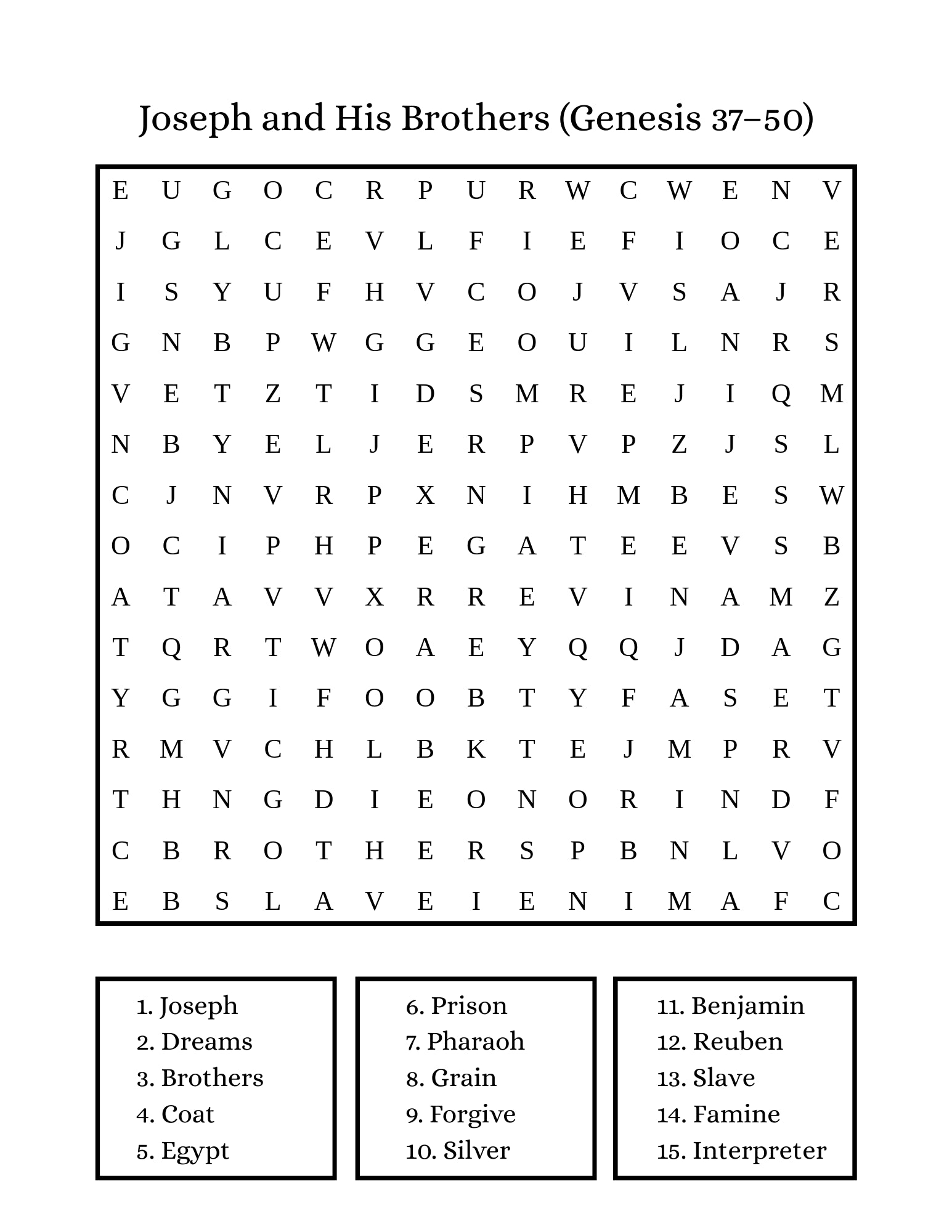 Bible Word Search #2 (Physical Copy)