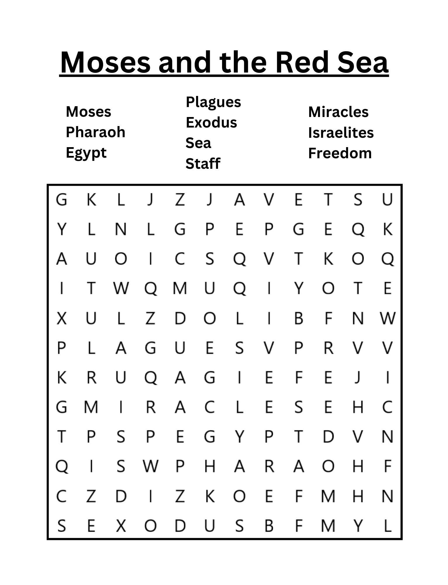 Kids Bible Word Search (Physical Copy)