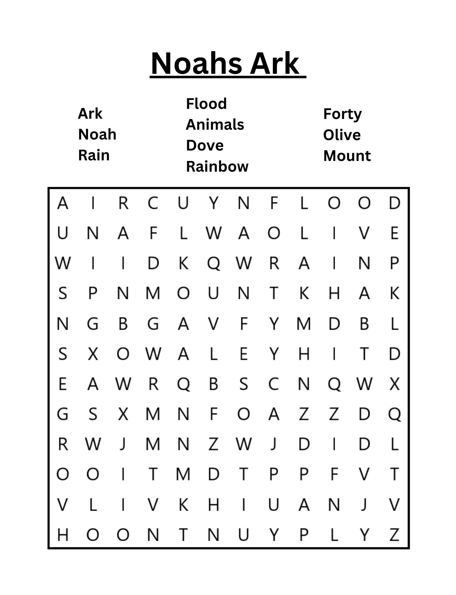 Kids Bible Word Search (Physical Copy)