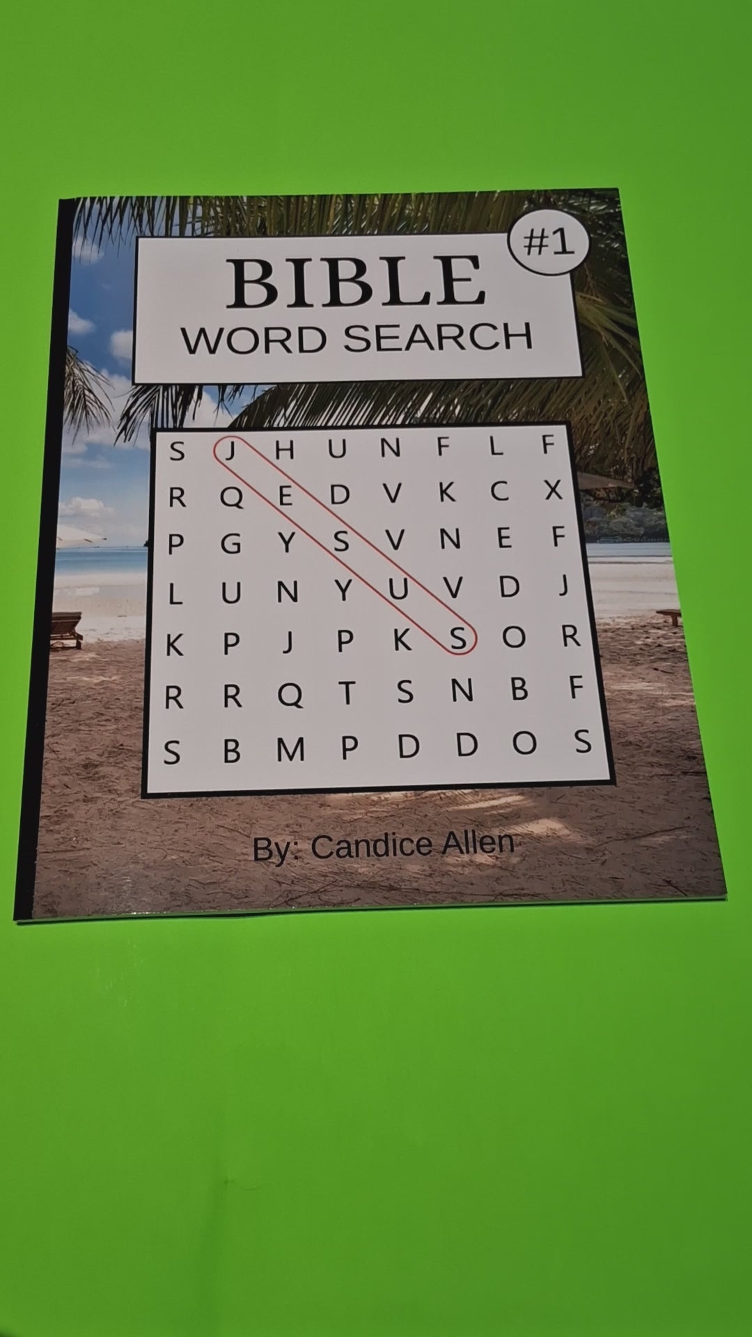 Bible Word Search #1 ( Physical Copy)